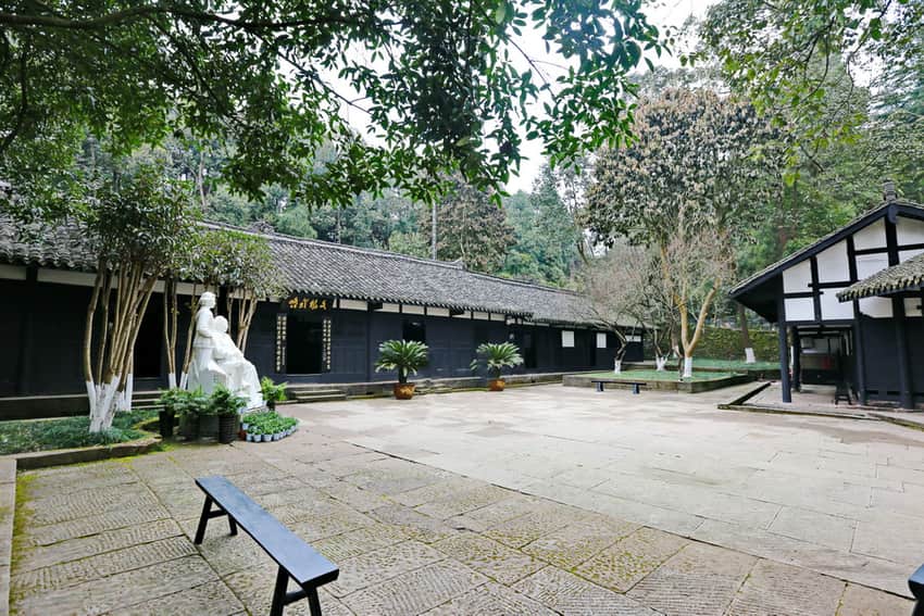 Building maintained as a public-memory site in Lezhi